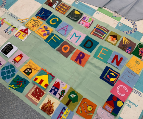 Camden Friends of the Earth quilt